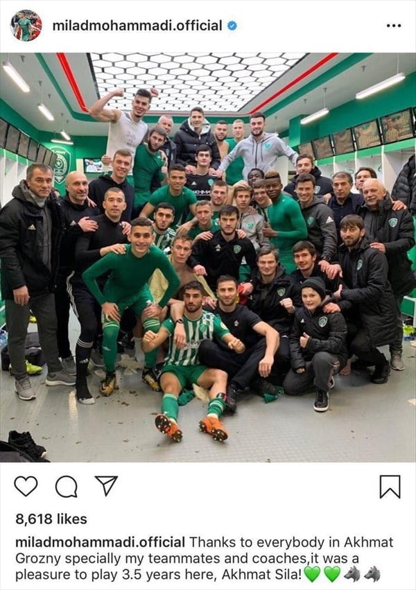 آمریکا تیم سابق میلاد محمدی را تحریم کرد