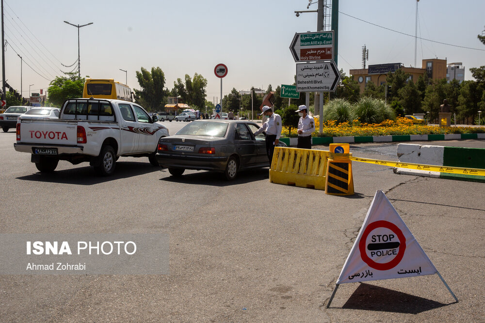 وضعیت "فعالیت مشاغل" و "محدودیت‌های ترددی" در شهرهای قرمز