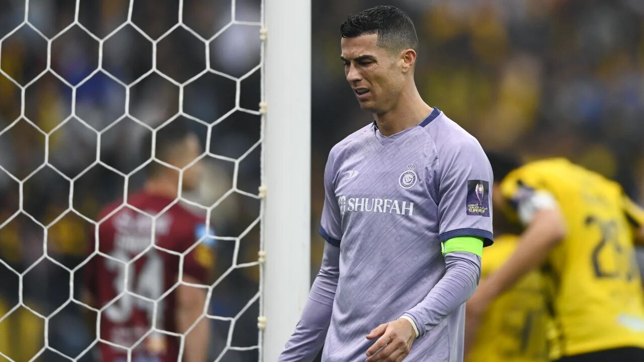 توقف بدموقع النصر با حضور کامل رونالدو